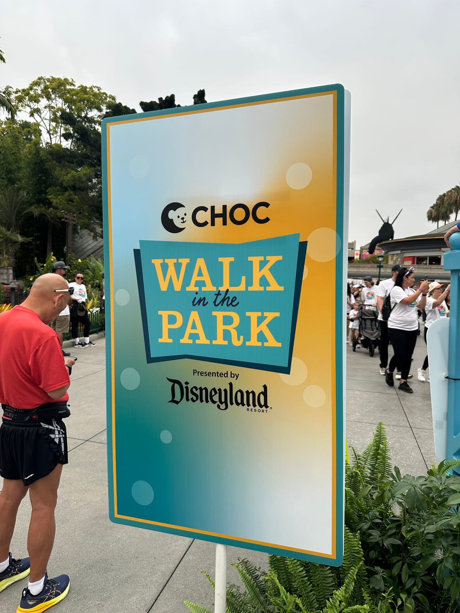 CHOC Walk Park entrance sign