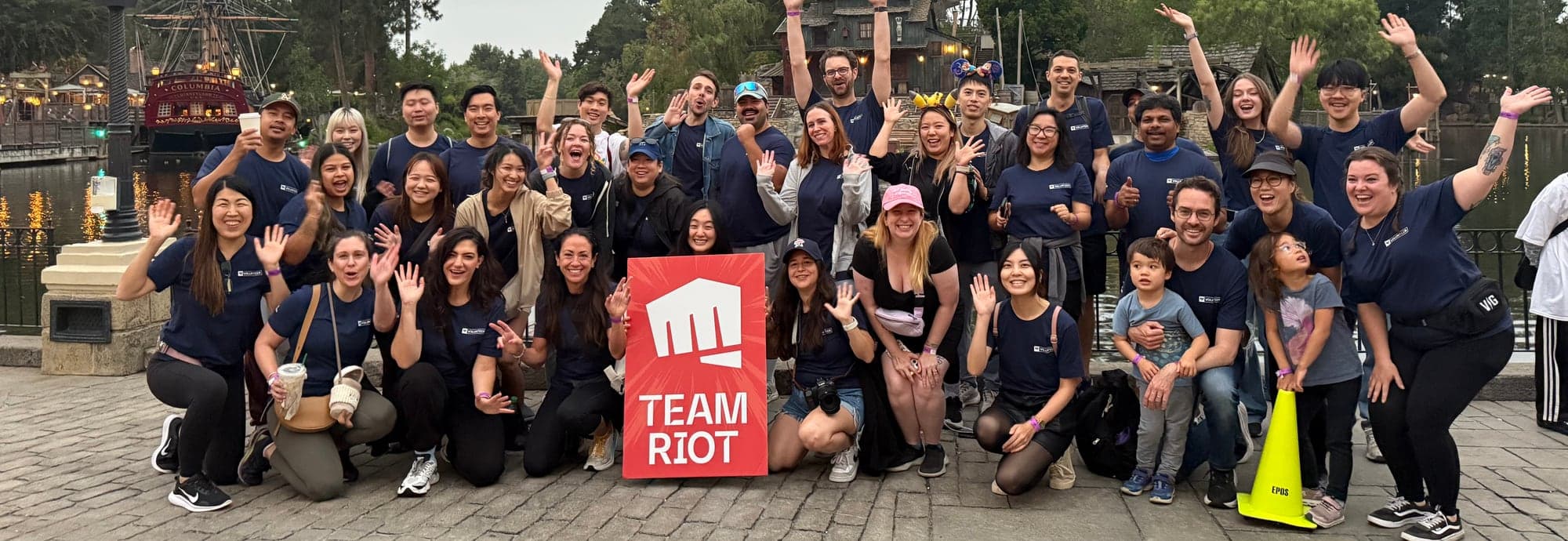Team Riot at the Disneyland Resort
